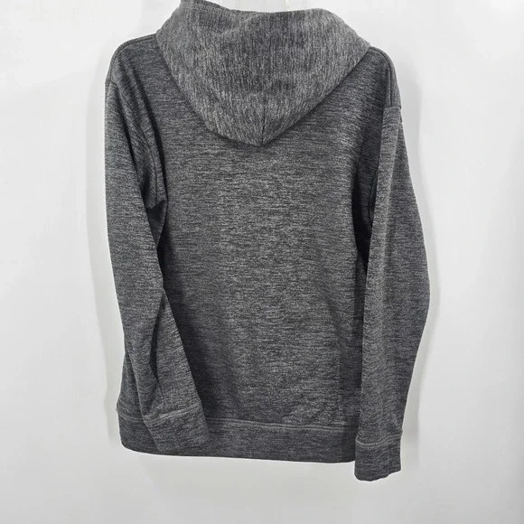 Wear Code Texas Graphic Hoodie Small Gray Space Dye Fleece Sweatshirt - Picture 2 of 7